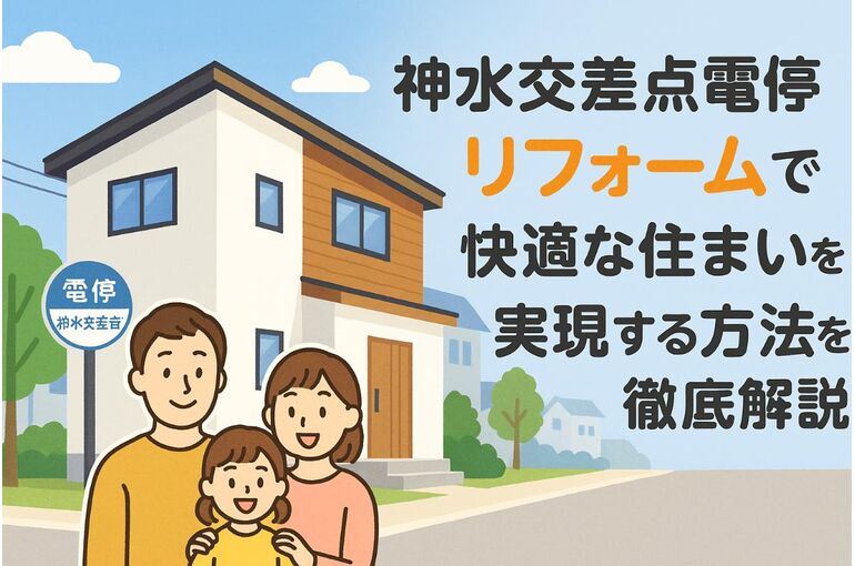 24神水交差点電停 リフォーム